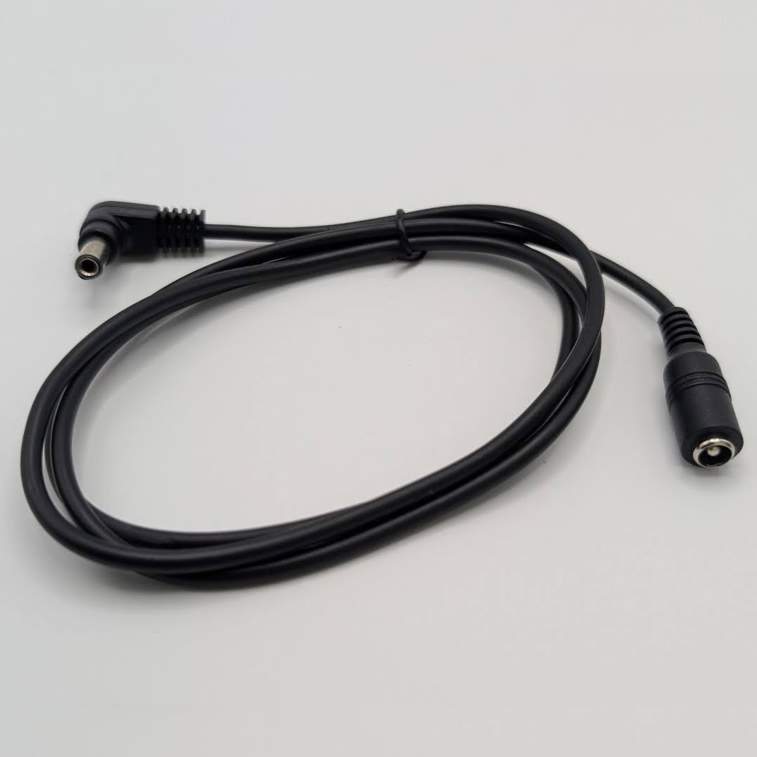 90 degree power connector/extension